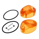 SET Blinkerkappen, Lichtaustrittscheiben (orange), Simson KR51, SR4-2, SR4-3, SR4-4, ES